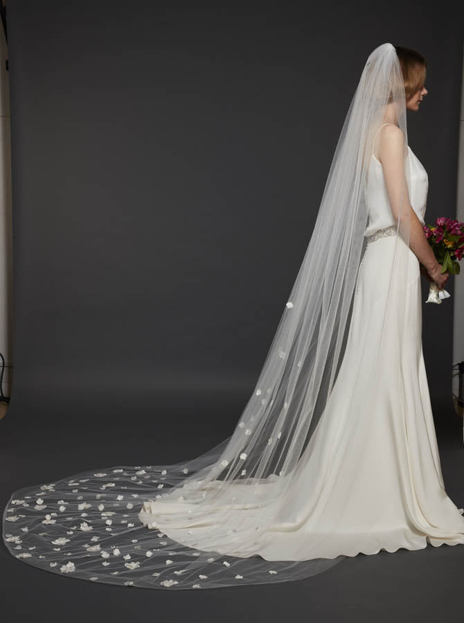 Helen Martin Poppy Veil - Ivory