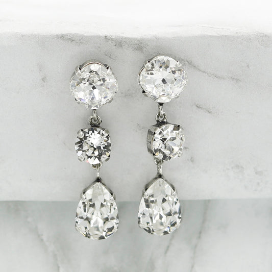 Rachel Marie Designs Ferrah Bridal Crystal Earrings