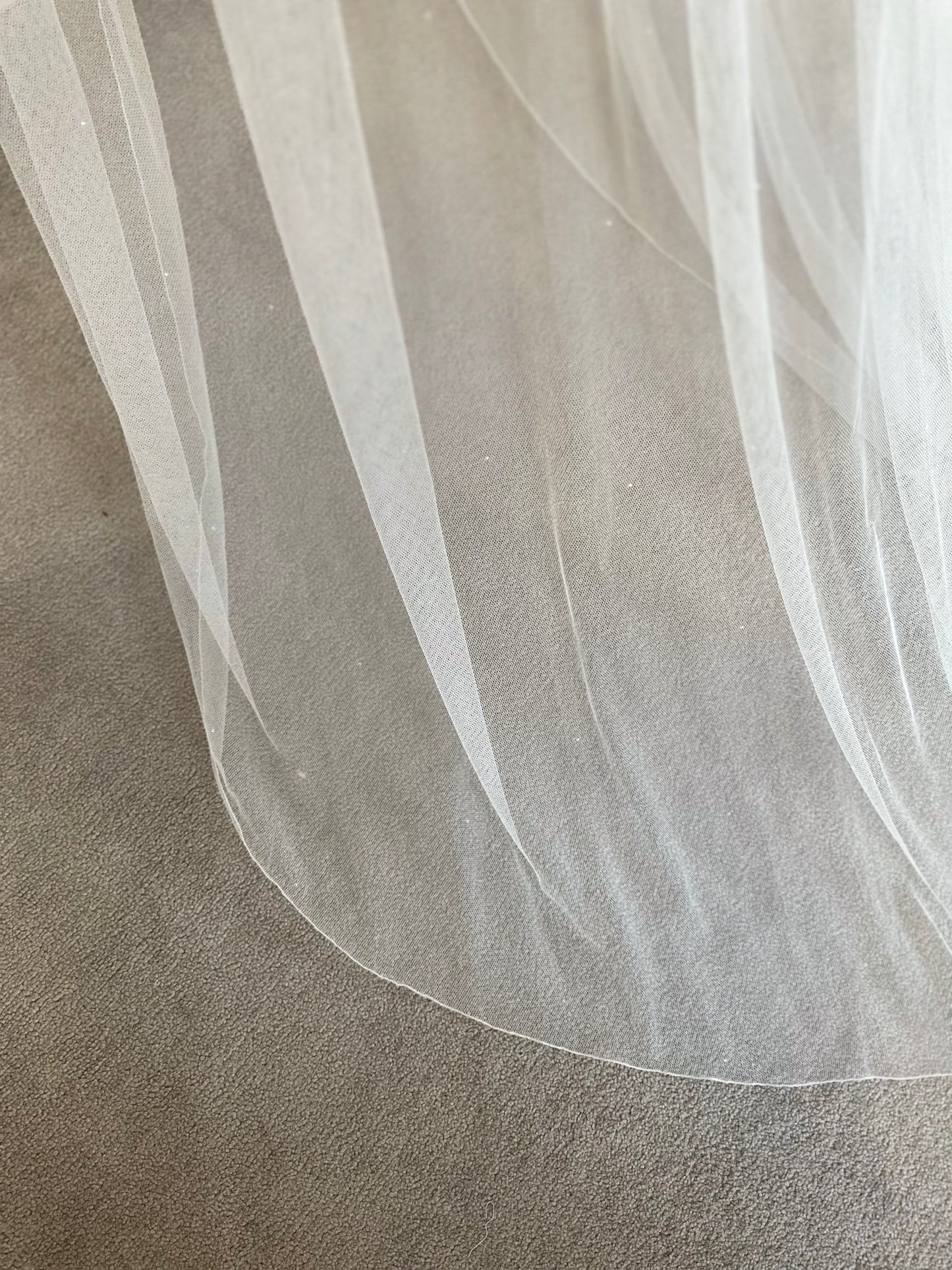 Helen Martin Picot Edge Veil - Ivory