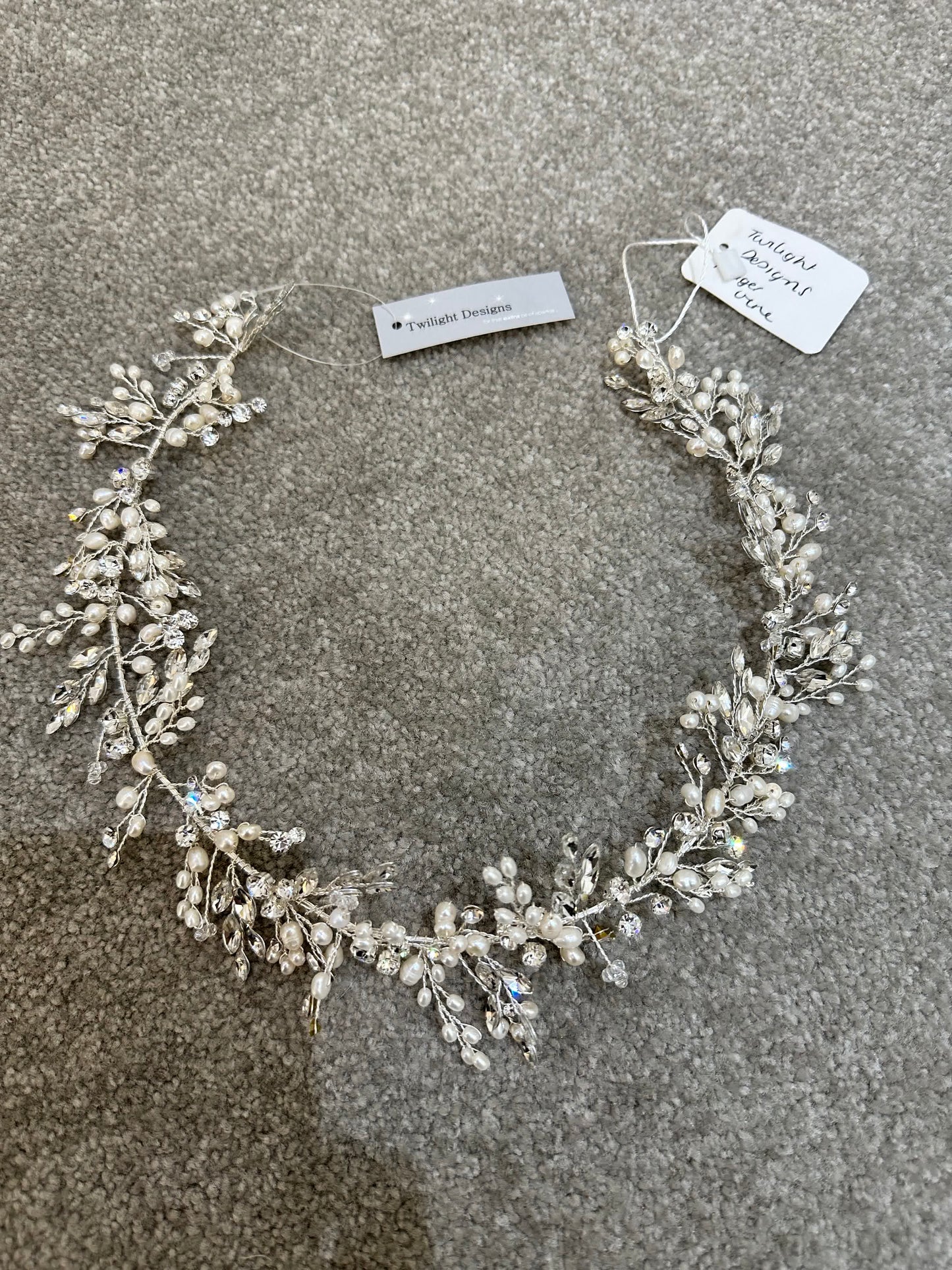 Twilight Designs Forager Silver Hair Vine