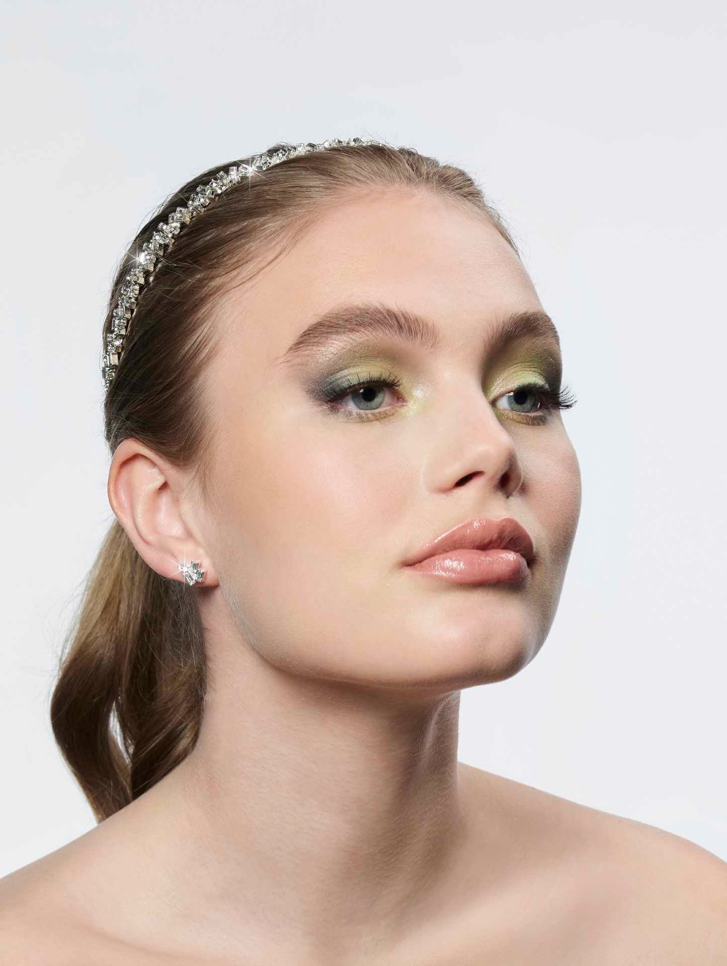 Poirier NC1394 Diamante Stud Earrings, ex-display