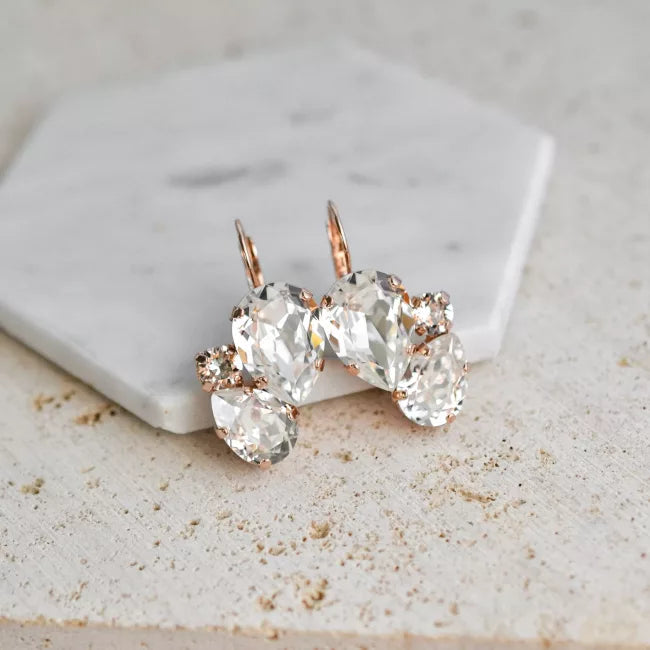 Rachel Marie Designs Vows Bridal Charmaine Earring - Rose Gold