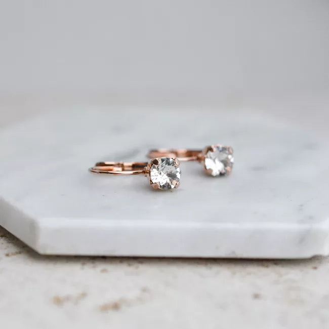 Rachel Marie Designs Vows Bridal June Earring - Rose Gold