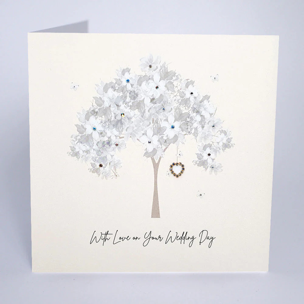 Five Dollar Shake Tree Love Wedding Day Card