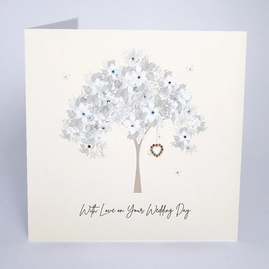 Five Dollar Shake Tree Love Wedding Day Card