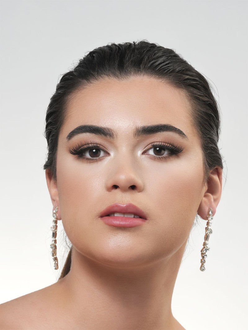 Poirier NC-133 diamante drop earrings