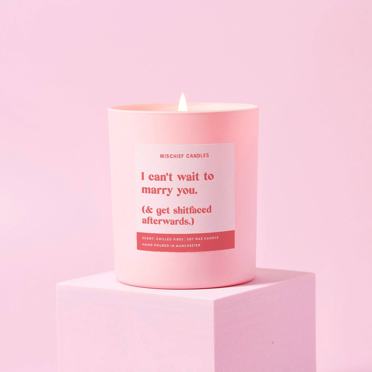 Can't Wait To Marry You Soy Wax Candle