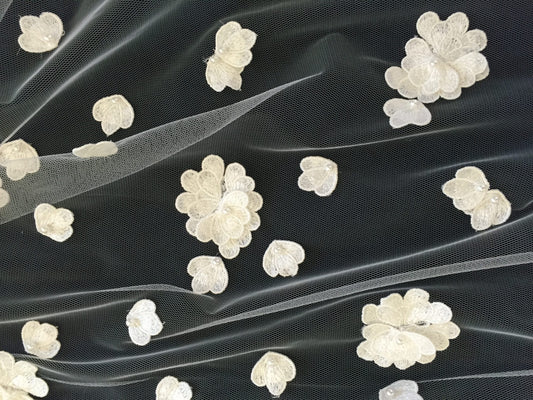 Helen Martin Poppy Veil - Ivory