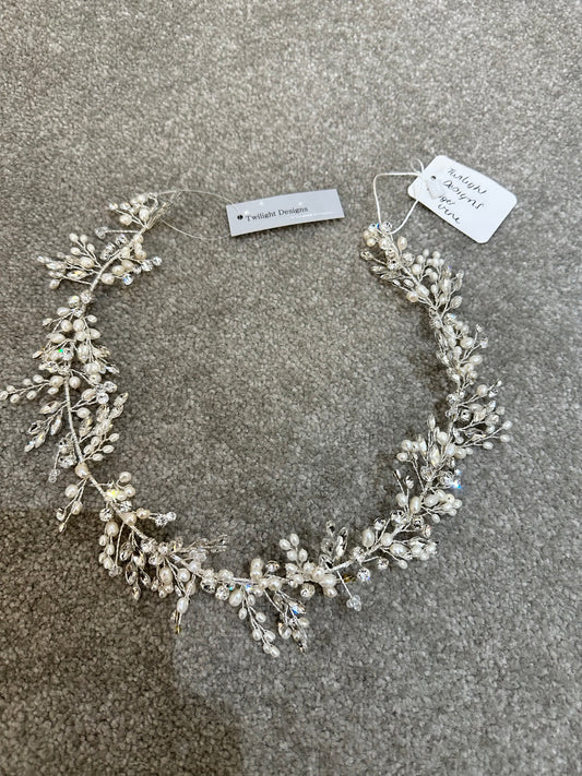 Twilight Designs Forager Silver Hair Vine