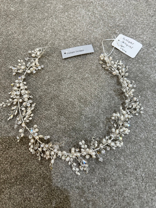 Twilight Designs Forager Silver Hair Vine