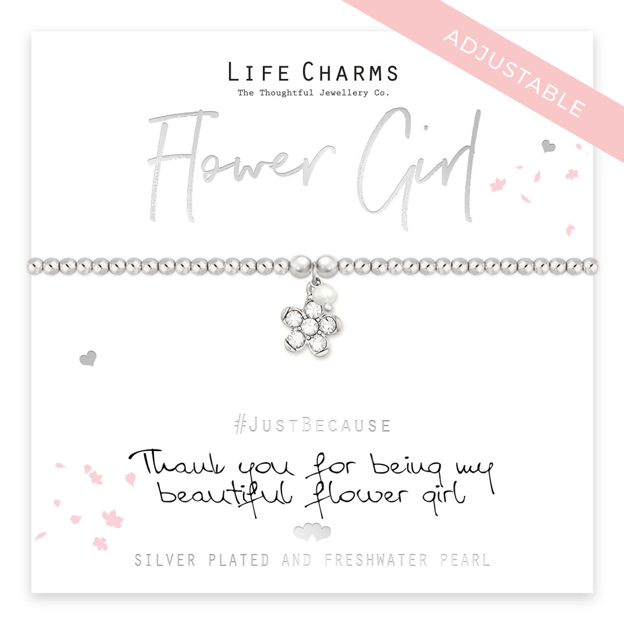 Life Charms - Thank you Flower Girl Gift