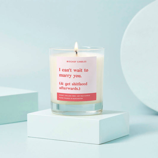 Can't Wait To Marry You Soy Wax Candle